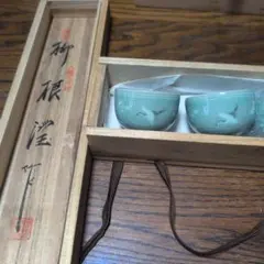 韓国青磁　湯呑み5個セット