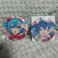 コネライ　初音ミク　缶バッジ　プロセカ