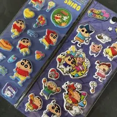 1点のみ❤️2枚セット❤️公式ライセンス正規品❤️クレヨンしんちゃんぷっくり立体シール