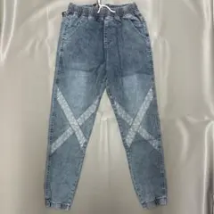 【新品】STARNEAK デニム ジョガーパンツ Mサイズ　ブルー