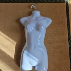 プロ用　マネキン　ハーフ　トルソー　ハンガー　ホワイト
