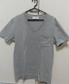 ADAM ET ROPE Vネック ポケットTシャツ グレーのサムネイル