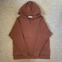 スリット パーカー AZUL BY MOUSSY フーディ スウェット ブラウン