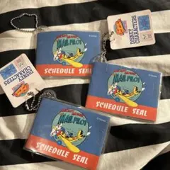 Disney ミッキー スケジュールシール キーホルダー　シール手帳　シール帳