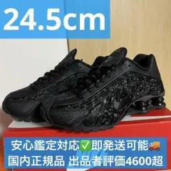 W NIKE SHOX R4 ”BLACK FLORAL” 24.5cm