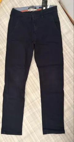 H&M URBANG AUTHENTIC スキニーチノパン ネイビー