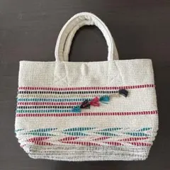 無印良品　インド手織りミニトートバッグのサムネイル
