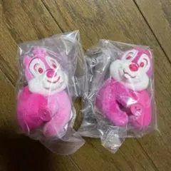 ミニー パルパルーザ ぬいぐるみチャーム チップ デール 2個セット