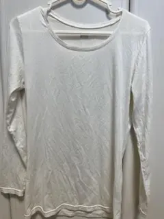 HEATTECH ホワイト 長袖 Tシャツ Lサイズ