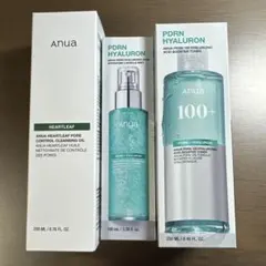 Anua PDRN ヒアルロン酸 ブースタートナー/ミスト/クレンジング セット