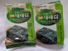 韓国のり 2個セット 7枚入りｘ２のサムネイル