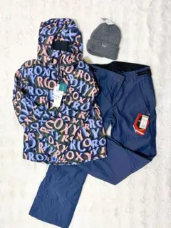 スノボウェア　スキー　スノーボードウェア　ロキシー　ROXY 上下セット　帽子