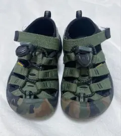 keen キーン　キッズ　サンダル　迷彩