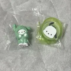 ポチャッコ むぎゅぎゅ！パーカーフィギアライトブレス2時計 ガチャガチャセット