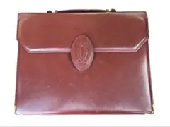 Cartier カルティエ マストライン レザー ドキュメントケース ボルドー