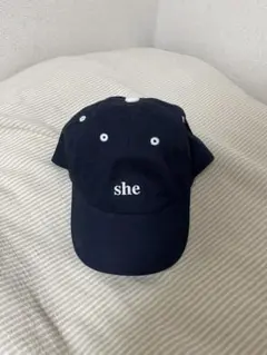 she said that× niko and… キャップ　ネイビー