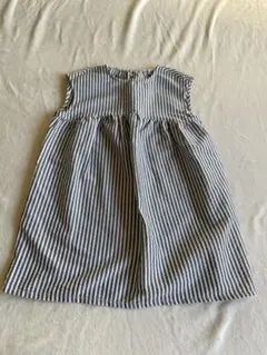 美品　キッズ ノースリーブ チュニック　ストライプ 130