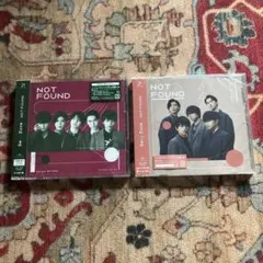 SexyZone NOT FOUND 初回限定版A & 通常盤　新品未開封