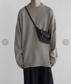 リメール loose basic heavy cotton over knitのサムネイル