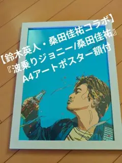 鈴木英人 / 波乗りジョニー 桑田佳祐【A4サイズ写真ポスター額装付2点