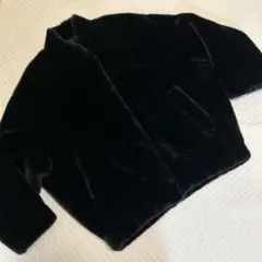 ZARA ブラックファーコートのサムネイル