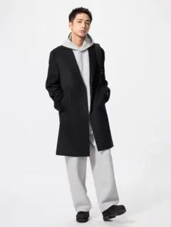 【今季購入】UNIQLO ウールカシミヤチェスターコート【オンライン完売】