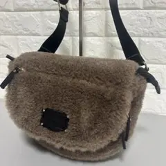 【美品】バンヤードストーム　きれいめ7ポケショルダーバッグ　ボアブラウン