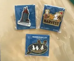 ムーミンバレーパーク　ノベルティピンバッジ　3個セット