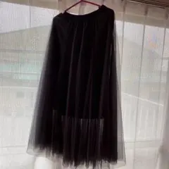 fifthロングスカート チュールスカート