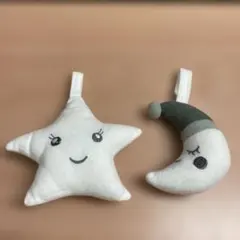 星と月のラトル 2点セット