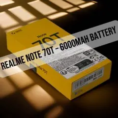 Realme Note 70T - 256GBバッテリーBlackのサムネイル