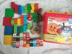 アンパンマン ブロックセット キャラクター付き　1.5歳から