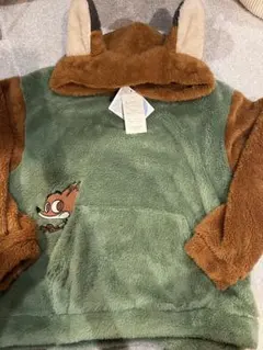 ズートピア ニック フード付　もこもこボアパーカー M ディズニー　しまむら