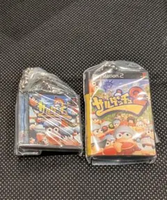 ゲームパッケージミニチュアチャーム（Playstation）サルゲッチュセット