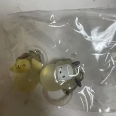 ポチャッコ　ポムポムプリン　めじるしアクセサリー