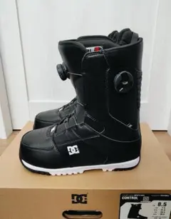 DC スノーボードブーツ ブラック/ホワイト 収納バッグ付き 最新モデル DC スノーボードブーツ ブラック/ホワイト CONTROL2018 メンズ Men's