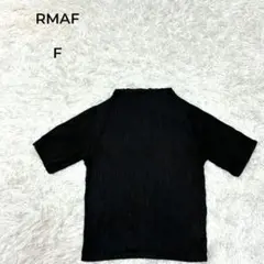 RMAF ナイスクラップ　ハイネック 半袖カットソー F ブラック