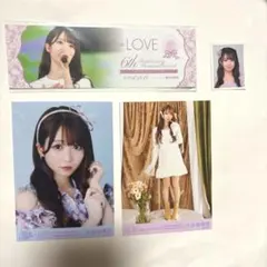 ＝LOVE 大谷映美里 生写真・ID PHOTOカード・ピクチャーチケットセット