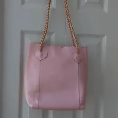 Kitamura2　キタムラ2　レザーバッグ　ピンク　中古