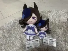 ウマ娘 巨大ぬいぐるみ&通常ぬいぐるみ　ライスシャワー　2点セット