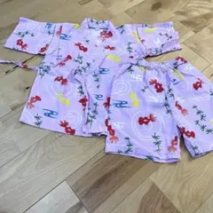 100cm 甚平　ピンク　女の子