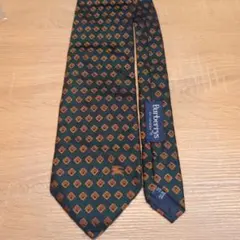 Burberry's ネクタイ 緑 ダイヤモンドパターン