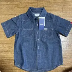 EDWIN 半袖デニムシャツ 100cm