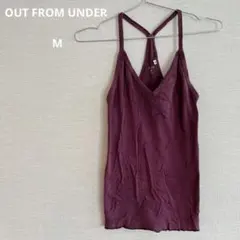 OUT FROM UNDER パープル キャミソール M
