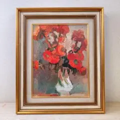 カトラン　リトグラフ　花　絵画　アート カトランリトグラフ花絵画アート