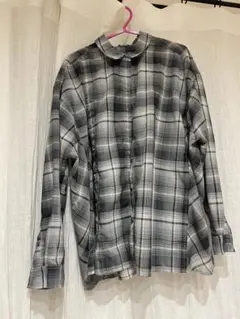 niko and.. グレー系チェック 長袖シャツ F