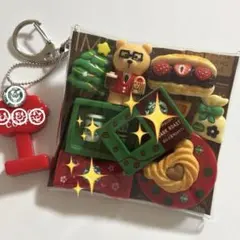 ガチャ詰めポーチ♡くまさん♡カフェ♡クリスマス♡あか