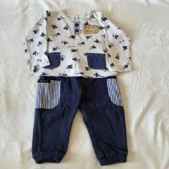Disney baby ミッキーマウス 上下セット 80cmのサムネイル
