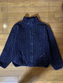 90s USA製　L.L.Bean バーズアイ　フルジップフリースジャケット