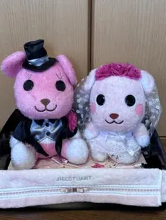 ポストペット モモ コモモ ウェディングベア ぬいぐるみセットのサムネイル
